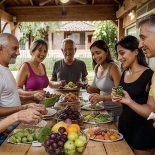 Alimentação saudável.