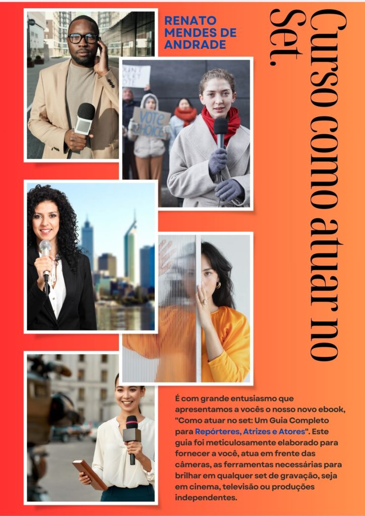 Curso em frente das câmeras